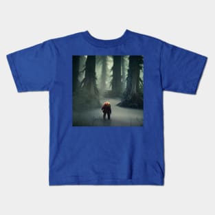 Sasquatch in Nature Kids T-Shirt